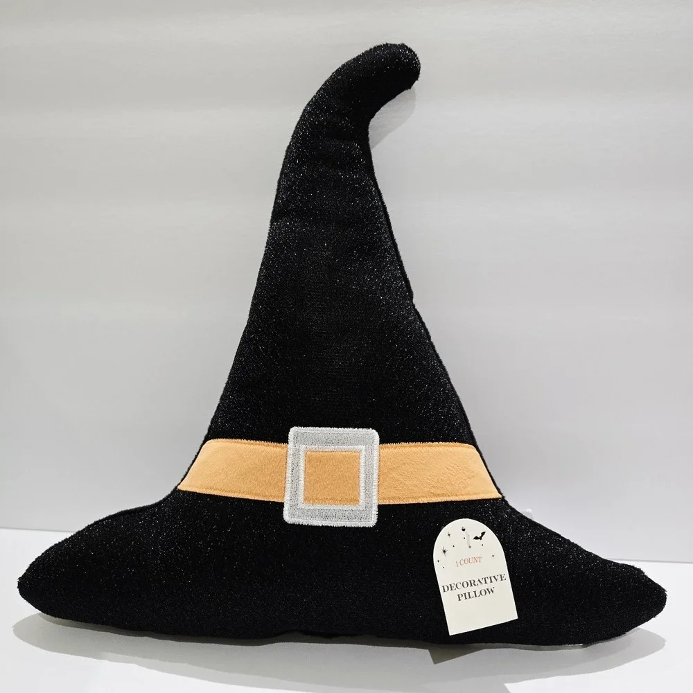 Halloween Witch Hat Pillow Plush Bullseye's Playground Decor Collectible 2024
